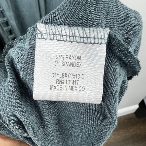 Alya Dark Forest Green Sleeveless Smocked Sundress Dress Sz S Corset back - Picture 11 of 12